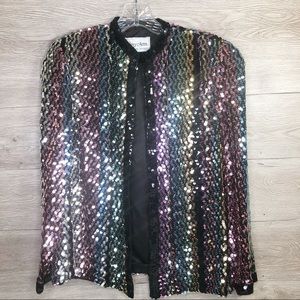 Vintage Harry Acton Sequin Jacket Size 10